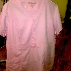 COPY - Soft pink ladies scrub set